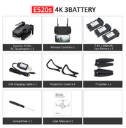 E520s 4K 3 battery drone