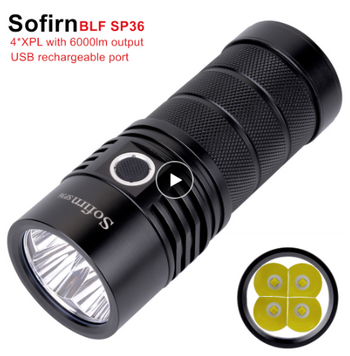 Sofirn SP36 Super Bright LED Flashlight
