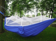 2 person camping hammock blue