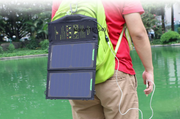 Portable solar panel charger