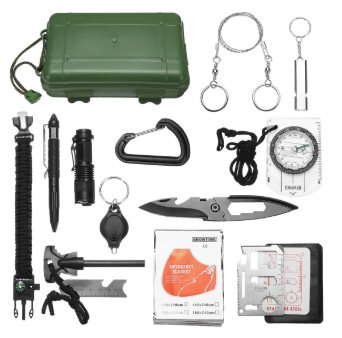 Multicunction survival tool kit package