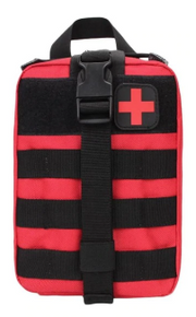 red medical first aid case